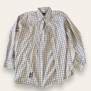 Jos. A Bank plaid button down shirt